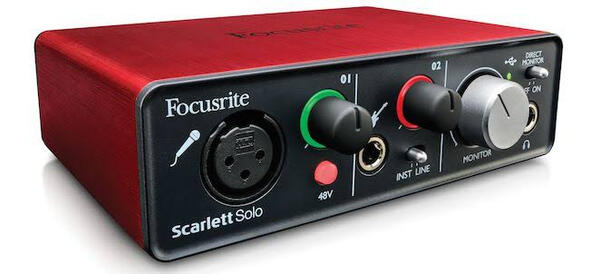 Scarlet Solo interface